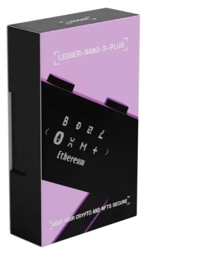 Carteira Digital De Criptomoedas Ledger Nano S Plus Preta  (Novo - Na Caixa) 