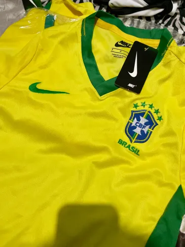 Camisa Brasil P Feminina Babylook 