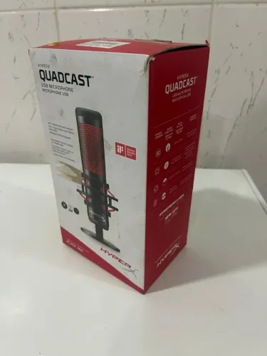 Microfone GAMER QUADCAST Hyperx - Funcionando