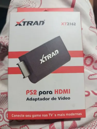 Adaptador HDMI para PS2 marca xtrad garanto que e muito bom