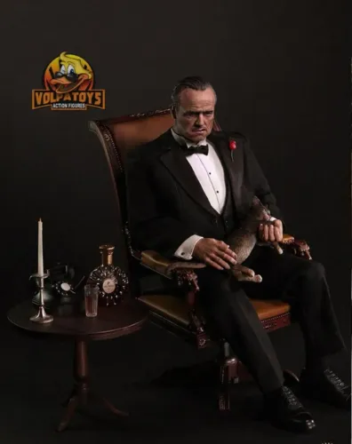 Godfather Dam Toys Poderoso Chefão - Don Corleone = Hot Toys