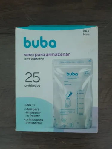 Saco para armazenar leite materno (buba)
