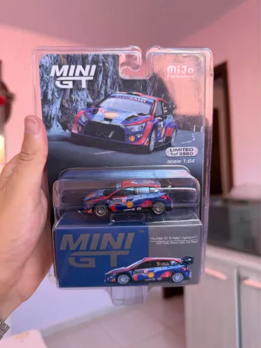 Mini GT Exclusivo Hyundai i20 Rally Hybrid #11 Somente 3960 Unidades