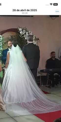 Vestido de noiva completo