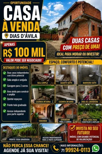 SÍTIO COM 2 CASAS, ÓTIMO ESTADO E PREÇO EXCELENTE!!