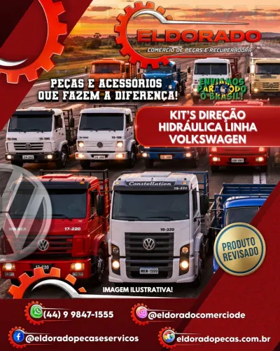 Kit de direção hidráulica linha Volkswagen