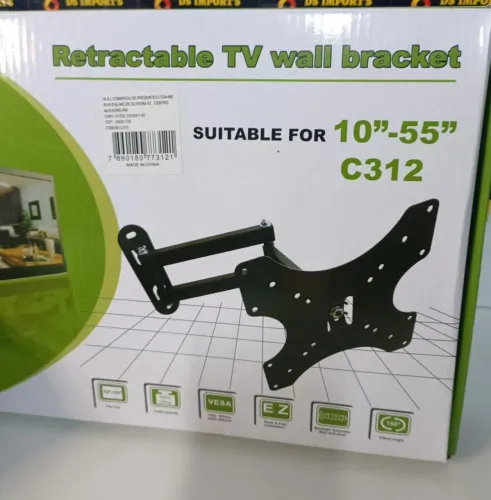 Suporte TV articulado com braço móvel para TVs até 50 Polegadas