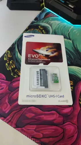 Cartão micro SD 512 gigas Samsung evo plus