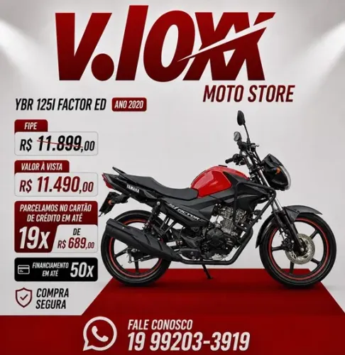YAMAHA YBR 125 FACTOR ED 2019/2020