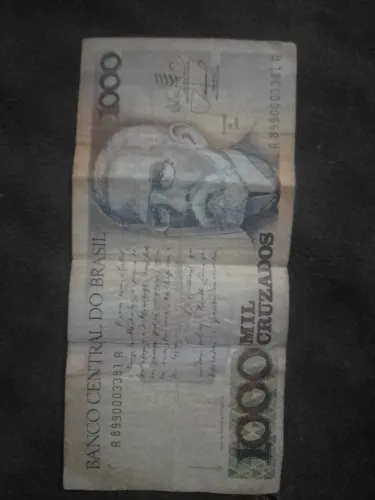Estou vendendo uma nota de 1000 Mil Cruzado interessado só entra em contato
