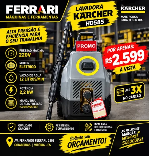 Lavadora Karcher HD585 220v