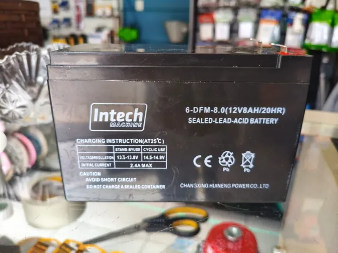 Bateria 12v 8 ah para pulverizador a bateria.