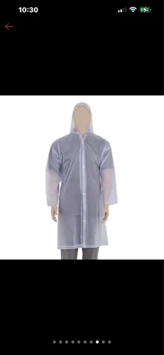 Capa De Chuva transparente Impermeável Pvc