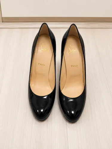 Christian Louboutin New Simple Pump 120 Verniz Preto 38 BR