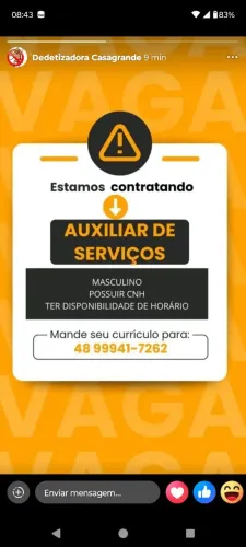 Estamos contratando