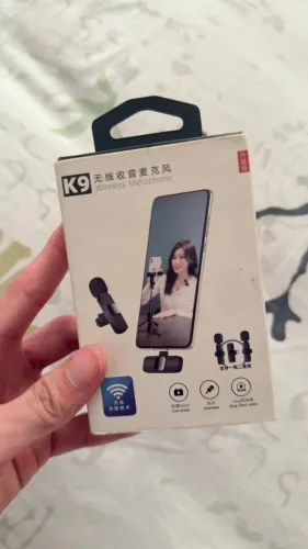 Microfone sem fio para celular Iphone | Entrada Lightning