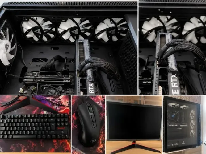 PC Gamer Completo - i5 10400F + RTX 3050 8GB + Monitor 144Hz.