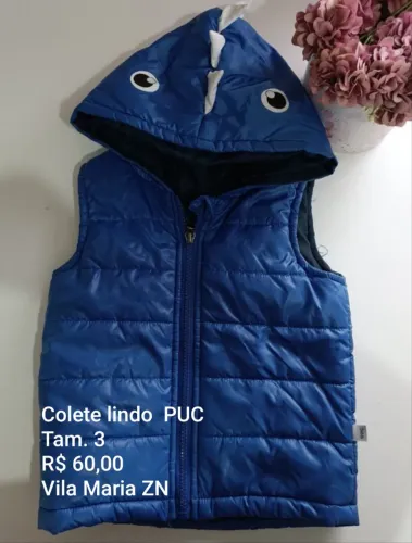 Colete infantil menino PUC