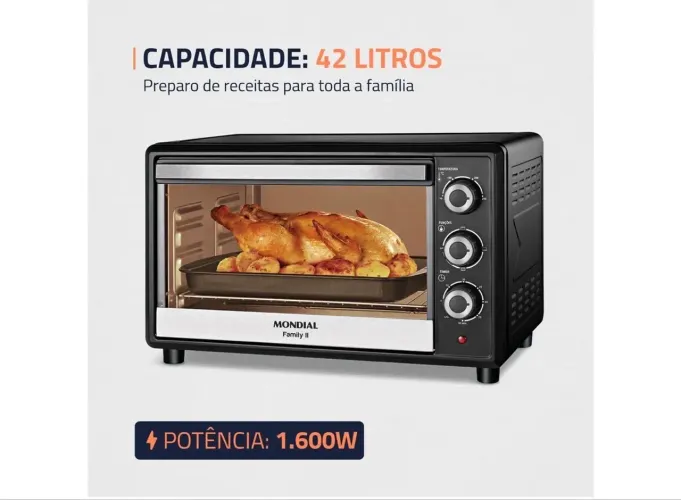 Forno elétrico mondial 42L 127v