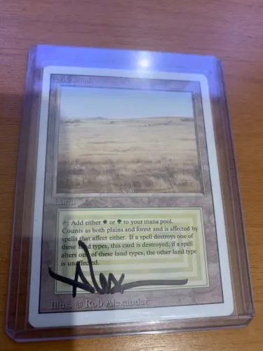 Magic the Gathering - Savannah Revised - Assinada 1x Nm/SP