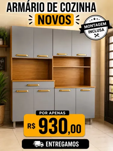 ARMÁRIO NOVOS DE COZINHA