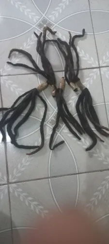 VENDO DREAD/CABELO HUMANO [24 DREADS/GROSSURA DE UM DEDO. VALOR INICIAL:R$200,00 ] 