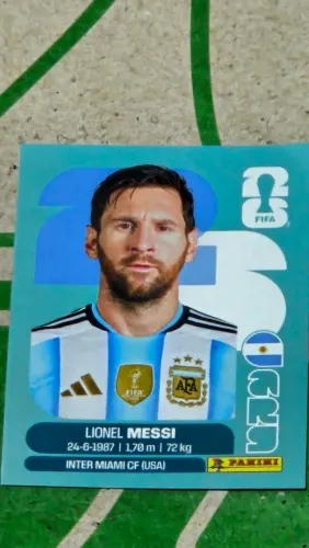 Lionel Messi Figurinha da Copa de 2026