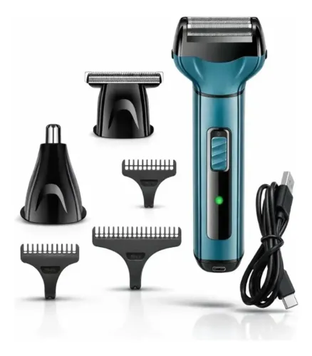 Aparador De Cabelo E Barba B-max Bm-c034 Sem Fio 3 Em 1 Maquina Maquininha Corte Barbeador