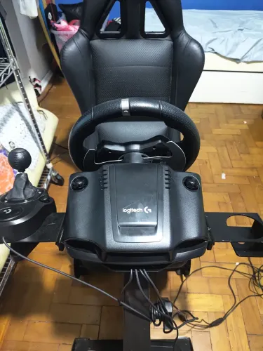 Vendo volante com cookpit extreme com marcha pedal logística g920 para pc Xbox 