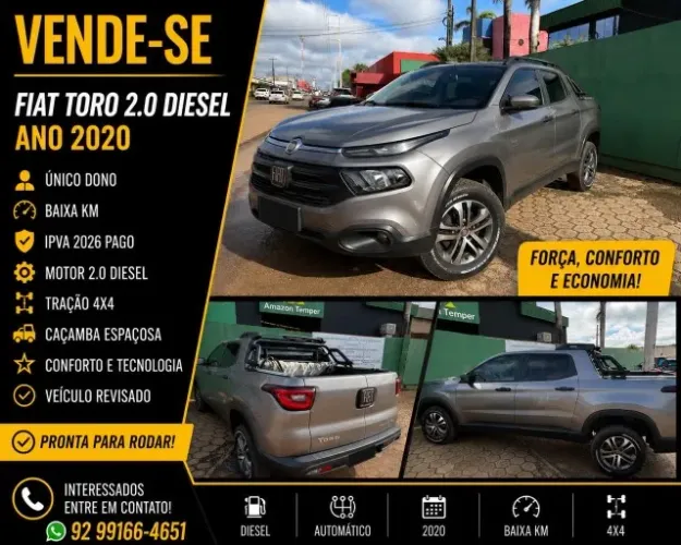 Fiat Toro Endurance 2.0 16V 4X4 Diesel Aut. 2020