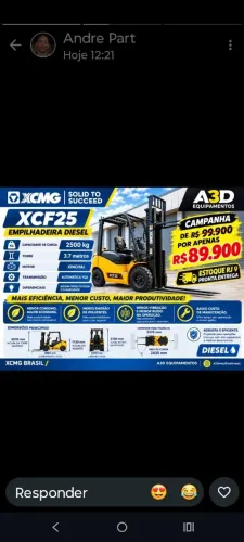 Empilhadeira 2500kg em oferta
