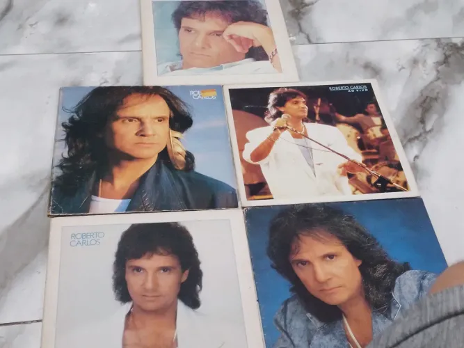Discos de vinil do Rei Roberto Carlos 