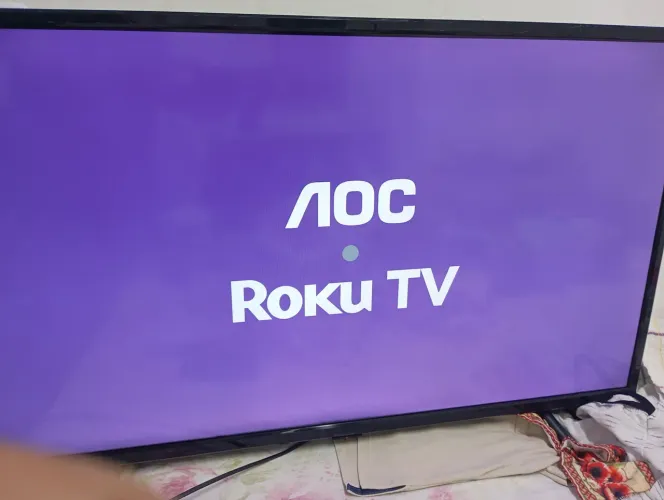 Tv AOC roku 39 polegadas smart completa