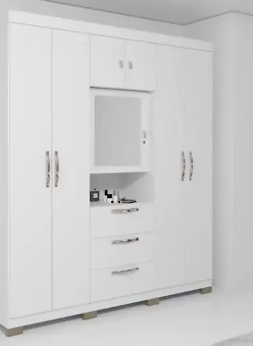 Guarda Roupa Avelan Catania Branco