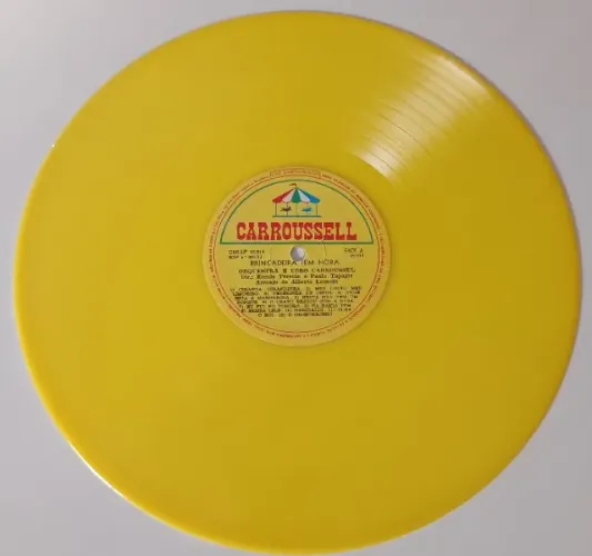 Disco de Vinil/ LP Amarelo - Carroussell: Brincadeira Tem Hora (SOMENTE O DISCO)