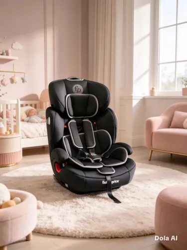 Cadeirinha Fischer Price de 9 até 36kg Reclinável Higienizada Isofix 