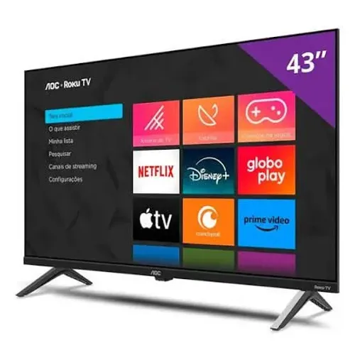 Tv aoc roku 43 polegadas