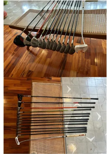 Jogo Profissional - 13 Tacos de Golfe - Alto Desempenho - Callaway/Hippo/Titleist/Benross