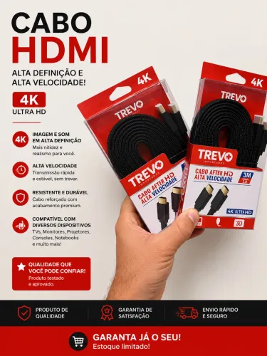 Cabo HDMI 3m