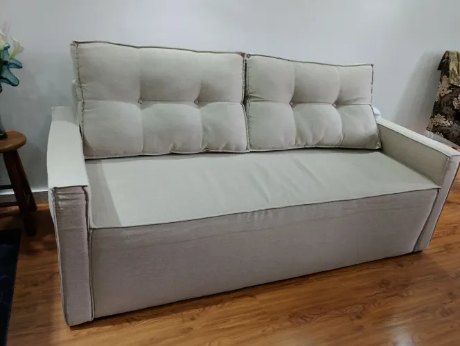 Vendo sofá de linho