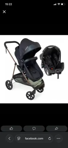Carrinho de Bebê Galzerano + bebê conforto