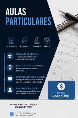 Aulas de reforço 