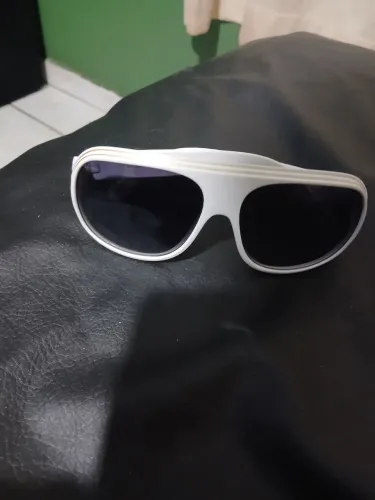 Óculos De Sol Diesel Original Branco - Estilo Aviador / Máscara (Desapego)