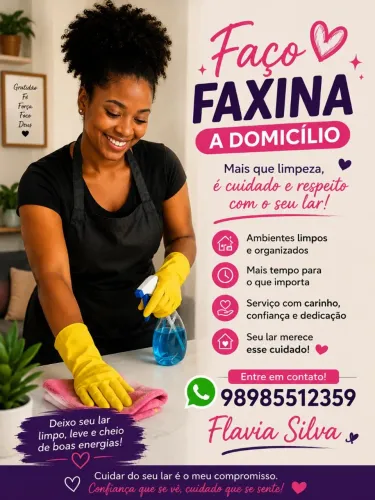 Faço faxina de qualida ,180...