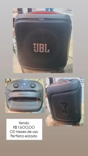 Vendo Caixa de som JBL 02 meses de uso Perfeito bluetooth 