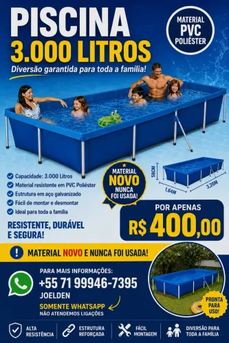 Piscina 3000L