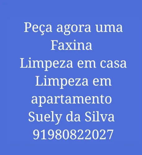 Faço faxina