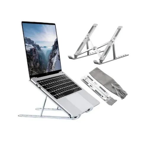 Suporte Universal Ergonômico para Notebook em Metal