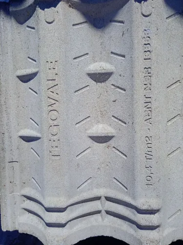 Telhas colonial de concreto