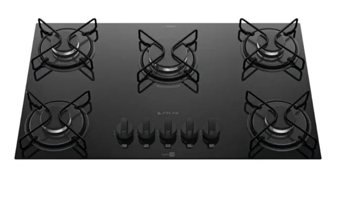 Vendo Cooktop a gás com 5 bocas (novo na caixa )